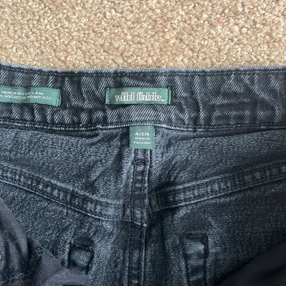 Wild Fable Black Wide Leg Black Jeans - Picture 2 of 2